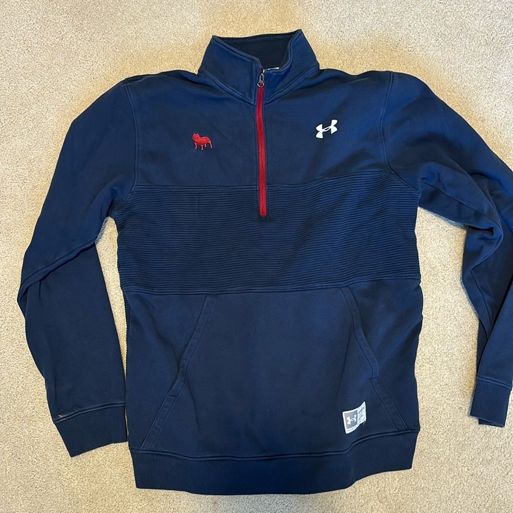 Under Armour Quarter zip Bulldog Logo Medium